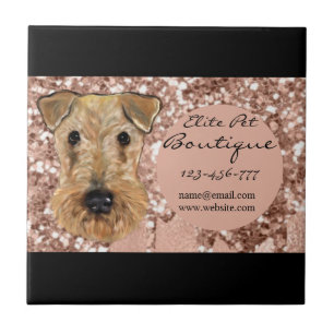 AZULEJO TERRIER AIREDALE   
