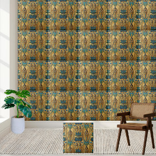 Azulejo Tesoros de Tutankhamun inspiraron mosaico egipcio