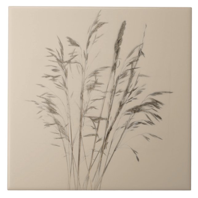 Azulejo Tesoros texturales de invierno (B) en una tela cer (Frente)