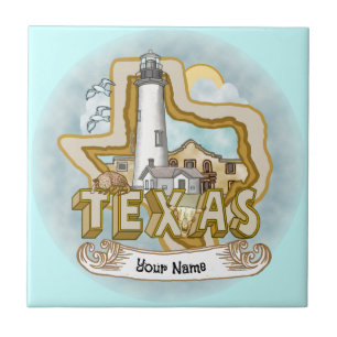 Azulejo Texas Lighthouse Tile