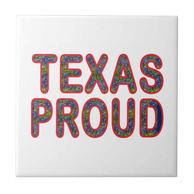 Azulejo Texas Proud Bluebonnet (Frente)