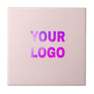 Azulejo texto simple mínimo agregue su logotipo/diseño aqu