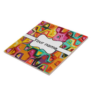 Azulejo Textura de agujeros coloridos