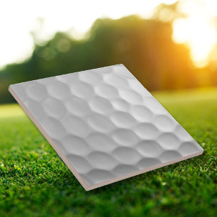 Azulejo Textura de Bola de Golf Blanca con Hoyuelos