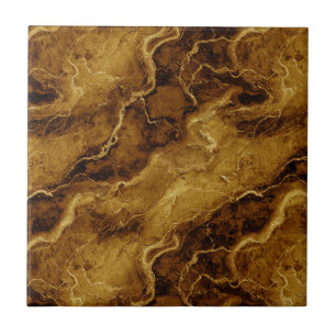 Azulejo Textura de mármol marrón dorado
