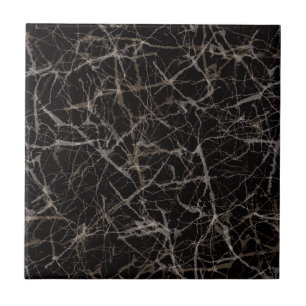 Azulejo Textura de mármol negro oscuro y elegante con mati