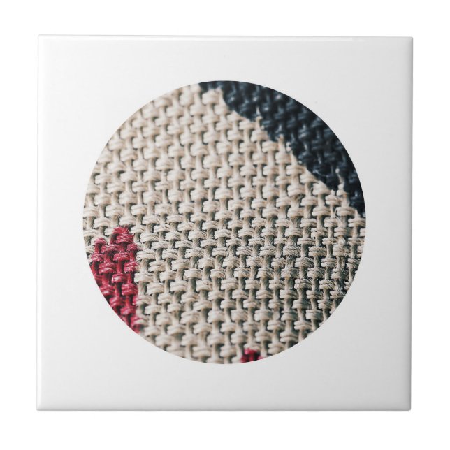 Azulejo Textura de material de superficie de flox de algod (Frente)