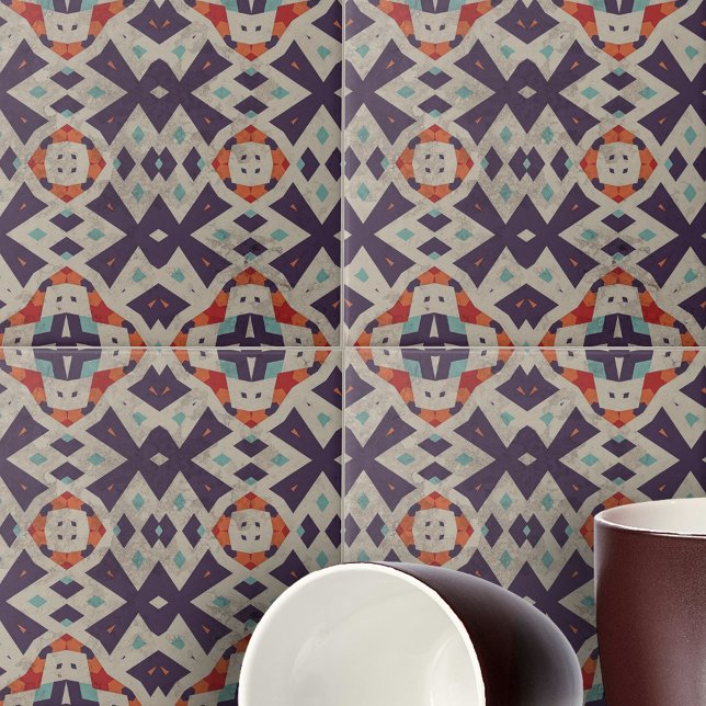 Azulejo Textura de piedra alterada geométrica de mosaico é (Subido por el creador)