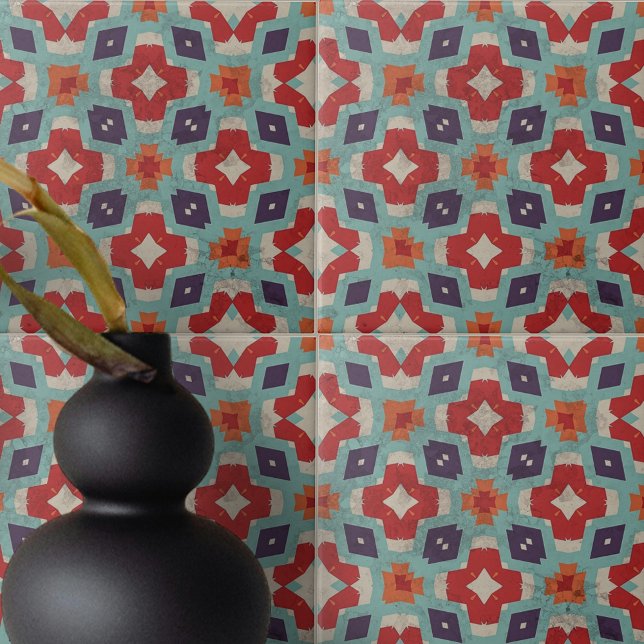 Azulejo Textura de piedra alterada Kaleidoscopio Geométric (Subido por el creador)