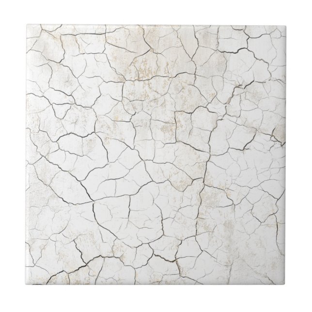 Azulejo Textura de porcelana agrietada falsa rústica (Frente)