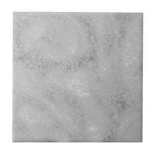 Azulejo Textura metálica plateada shimmer rústico elegante