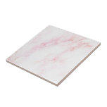 Azulejo Textura suave de mármol rosa<br><div class="desc">Esta impresionante imagen de una suave textura de mármol rosa y blanco es una exquisita elección de diseño que es perfecta para elevar su proyecto de remodelación a nuevas alturas de sofisticación y estilo.</div>