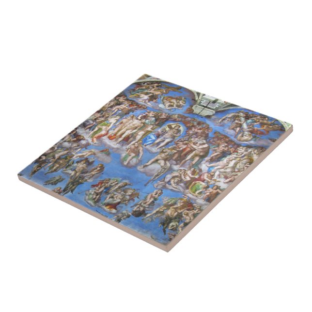 Azulejo The carga Judgment - Miguel Ángel Buonarroti (Lado)