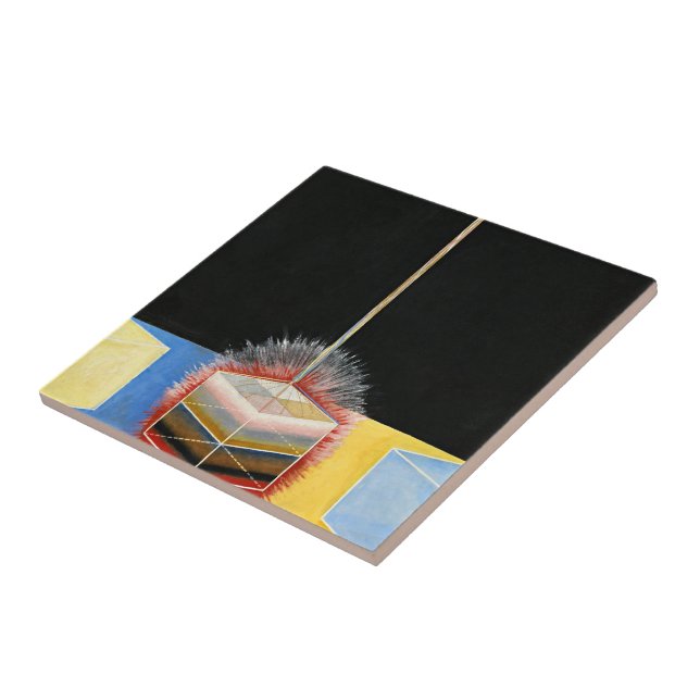 Azulejo The Dove, 1915 por Hilma af Klint (Lado)