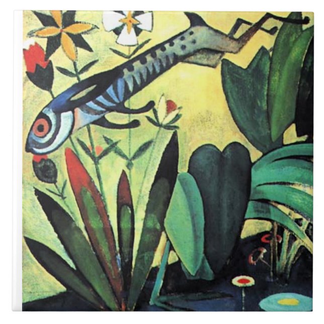 Azulejo The Leap of the Rabbit (Frente)