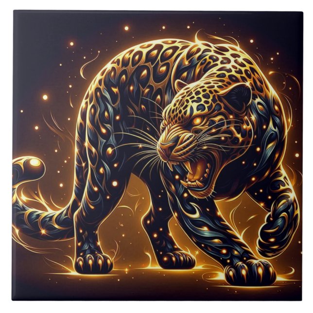 Azulejo The Leopard (Frente)