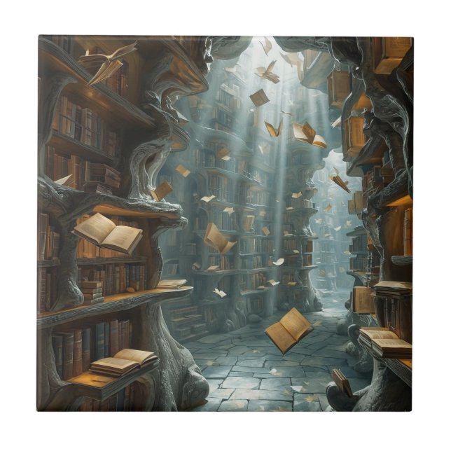 Azulejo The Living Library (Frente)