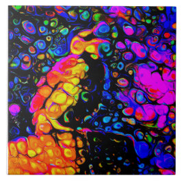 Azulejo The Lonely Bird 4: Liquid Art Style