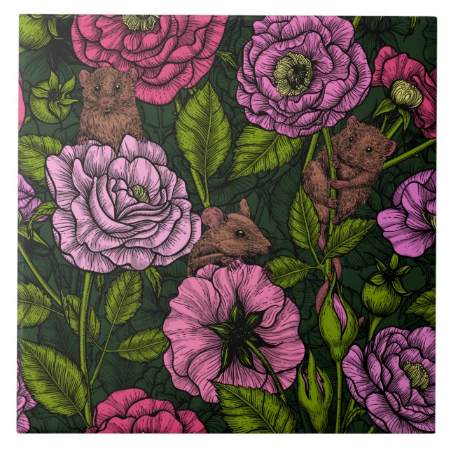 Azulejo The mice party (Frente)