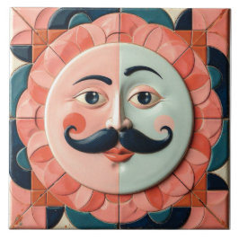 Azulejo The Mustached Muse