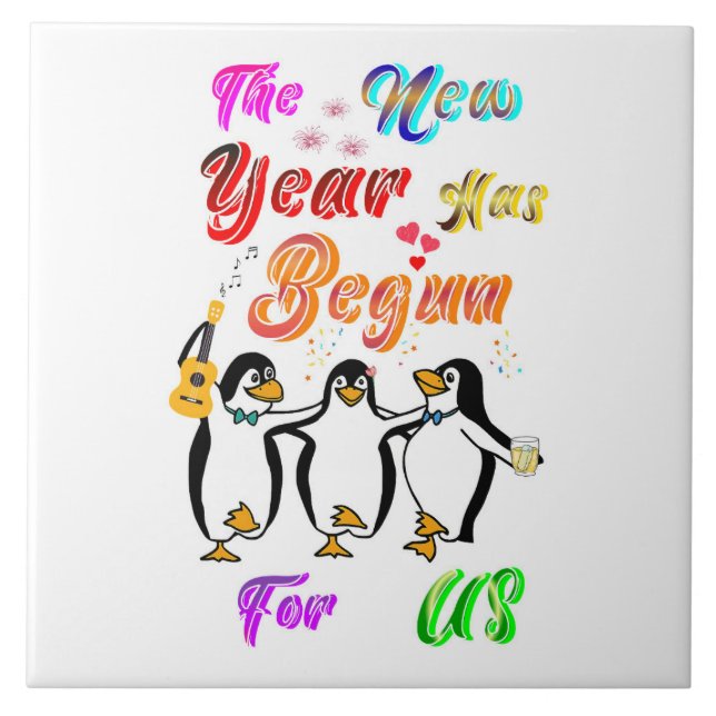 Azulejo The New Year Has Begun For Us (Frente)