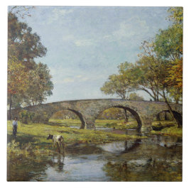 Azulejo The Old Bridge (por Theodore Robinson)