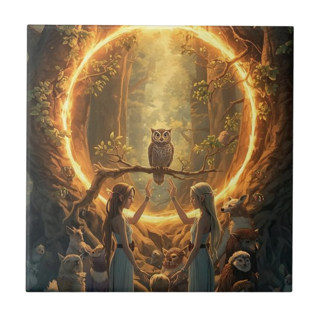 Azulejo The Portal Between Trees (Frente)