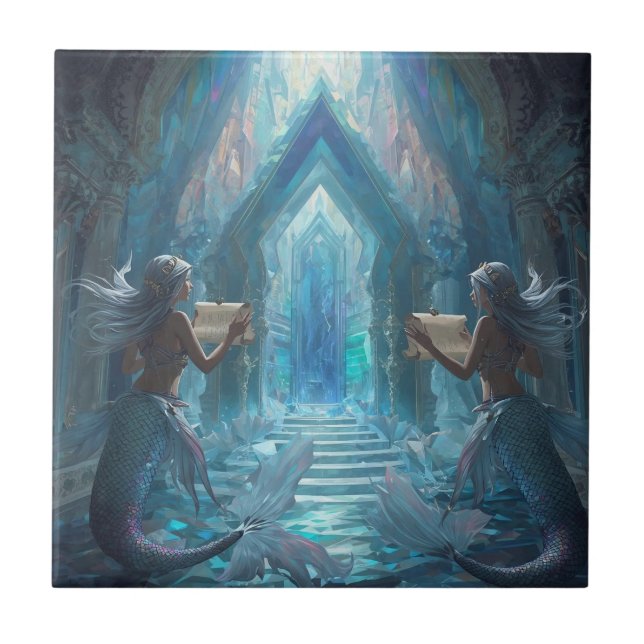 Azulejo The Scroll Keepers of the Deep” (Frente)