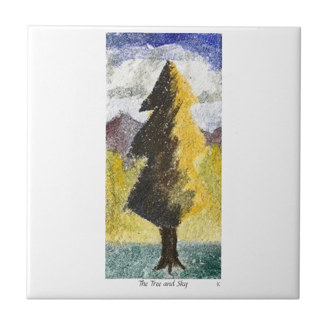 Azulejo The Tree and Sky (Frente)