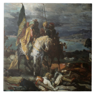 Azulejo Theodore Chasseriau - Saracens y Crusaders
