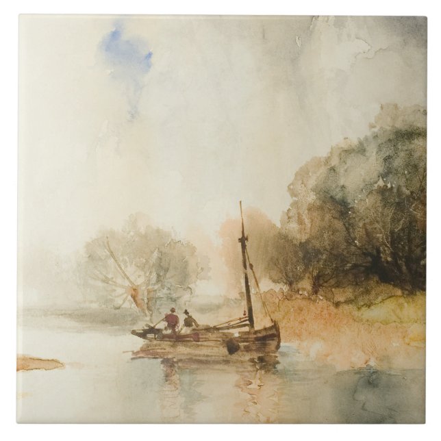 Azulejo Thomas Moran - Beverly N.J. (Frente)