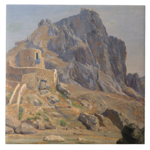 Azulejo Thorald Laessoe - Vista de Marina Piccola, Capri