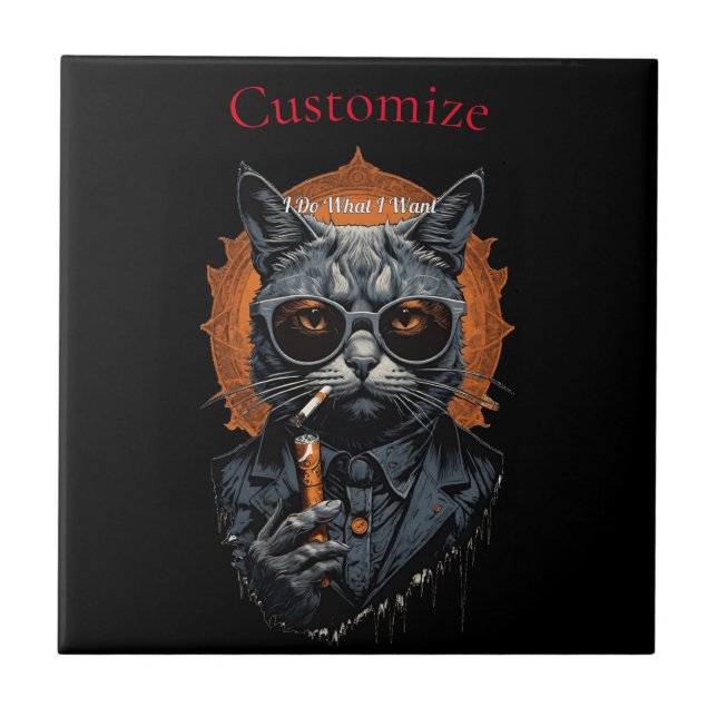 Azulejo Thunder_Cove de gato de cadera de Guay (Frente)