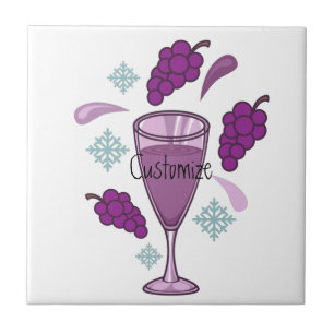 Azulejo Thunder_Cove de vacaciones de bebida de vino de ce