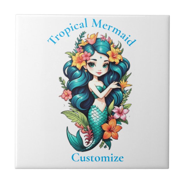 Azulejo Thunder_Cove, Sirena Tropical (Frente)