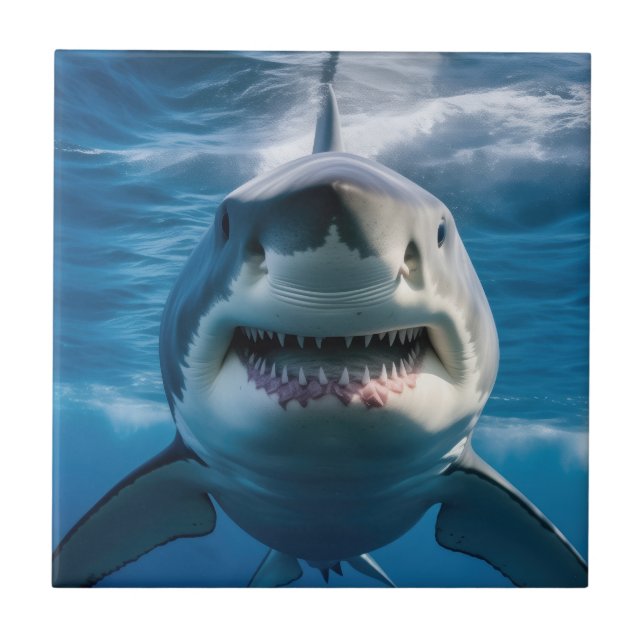 Azulejo Tiburón Blanco (Frente)