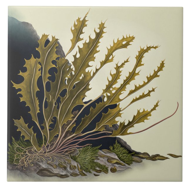 Azulejo Tidal Fronds (Frente)