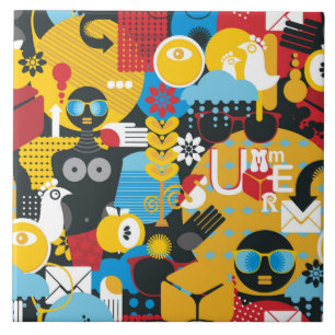 Azulejo Tiempo de verano