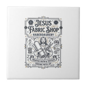 Azulejo Tienda de telas de Jesús Mercería Tienda de telas