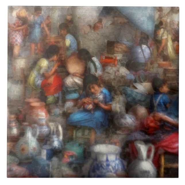 Azulejo Tienda - el marketpalce ocupado (Frente)