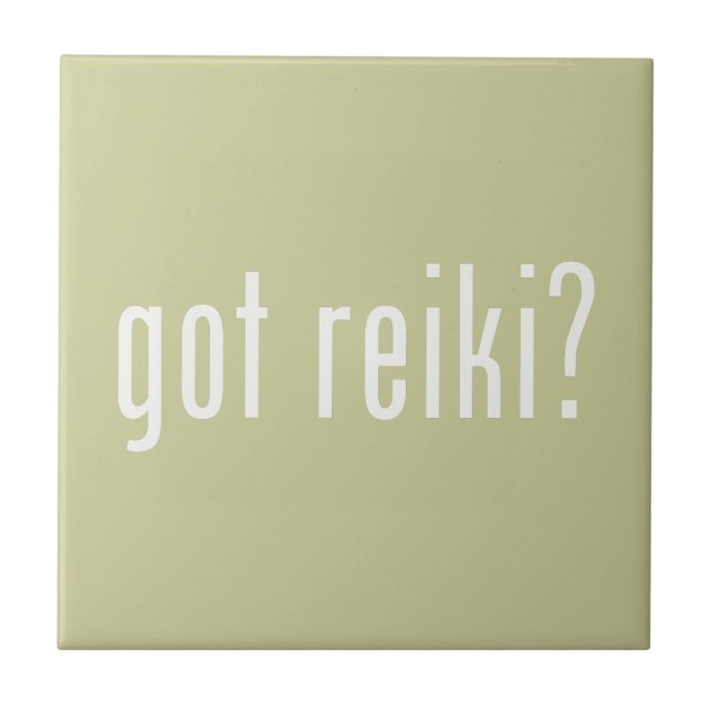 Azulejo ¿Tienes Reiki? (Frente)