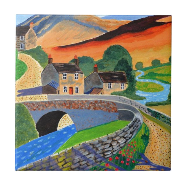 Azulejo Tierras Altas de Escocia 3 (Frente)