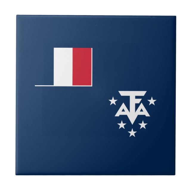 Azulejo Tierras Australes y Antárticas Francesas (Frente)