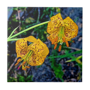 Azulejo Tiger Lily