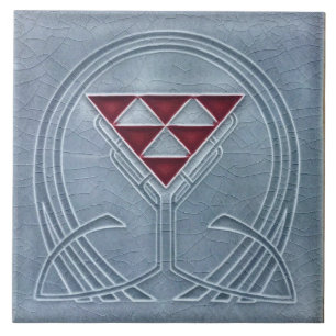 Azulejo Tile art nouveau estilo chimenea decorativ