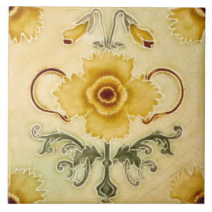 Azulejo Tile art nouveau estilo chimenea decorativ