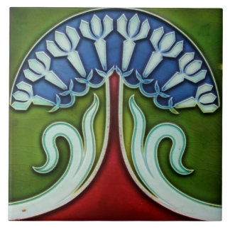 Azulejo Tile art nouveau estilo chimenea decorativ