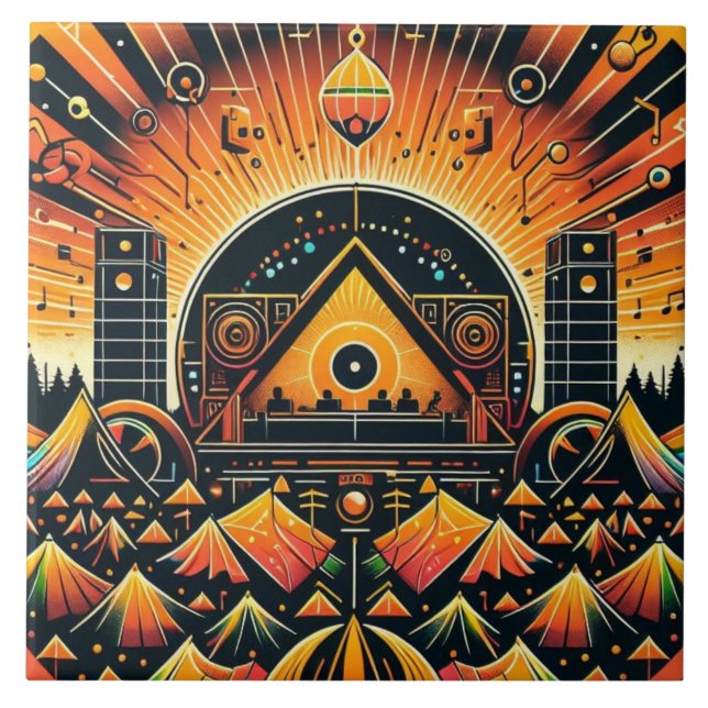 Azulejo Tile cerámico (Frente)