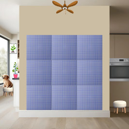 Azulejo Tile cerámico Blue Gingham Checkered