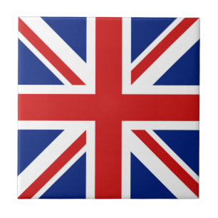 Azulejo Tile cerámico de bandera británica